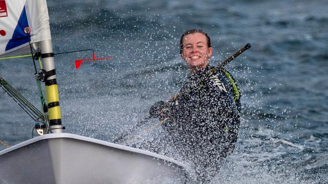 Sailing star Erin Crowley.