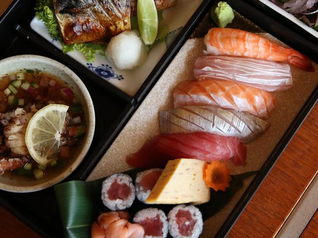 Sashimi probably won’t pack on the calories, but you probably shouldn’t eat it every day because some fish can be high in mercury. Photo David Kelly