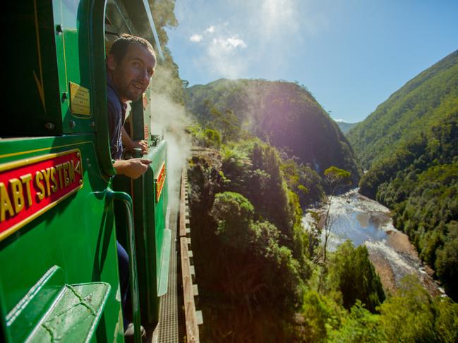 FRESH VIEW: The West Coast Wilderness Railway.