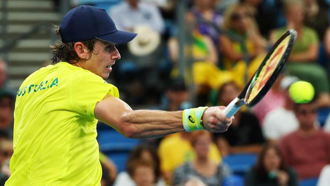 Alex de Minaur is Australia’s Davis Cup spearhead. Picture: Getty Images