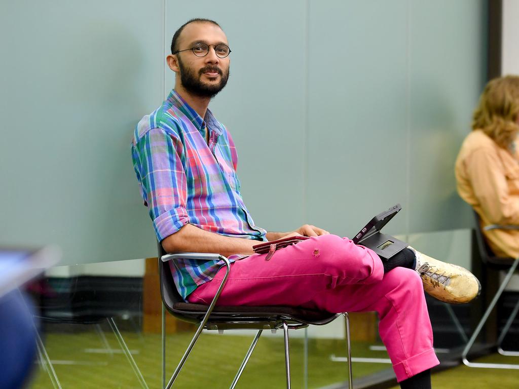 Cr Jonathan Sri at the ethics committee surrounding a Facebook post he made. Picture: John Gass