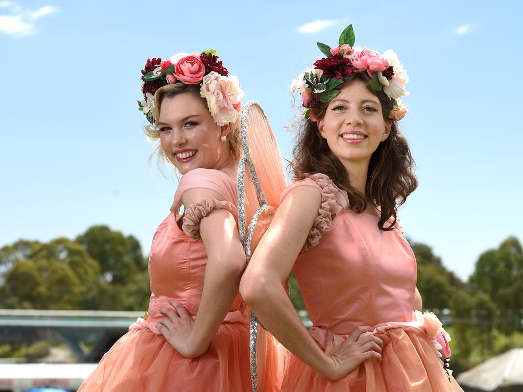 Fairies Alex De Porteous and Miranda Sparkles. Photo - Naomi Jellicoe