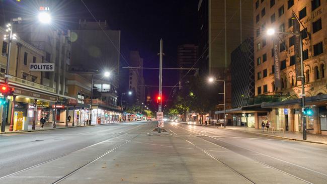 King William St is grimy, dirty, abandoned much of the time and unpleasant. Picture: Brenton Edwards