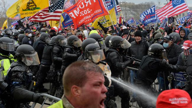 The President will also pardoning those jailed over the January 6 invasion of the US Capitol, whom he calls “political prisoners”. Picture: Joseph Prezioso/AFP