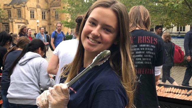 University of Melbourne science student Chloe Sheats.