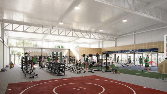 The multi-purpose gym area where players will spend a lot of their time.