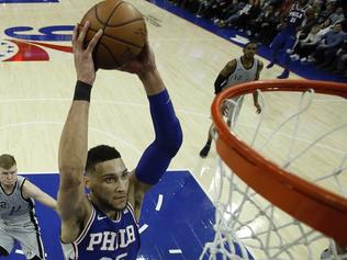 WATCH: 76ers' Ben Simmons is putting on a dunk-a-thon against the