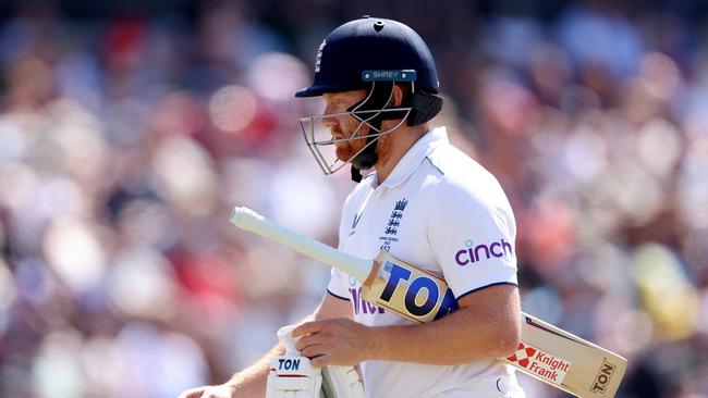 Jonny Bairstow couldn’t turn the drama into runs. Photo by Richard Heathcote/Getty Images