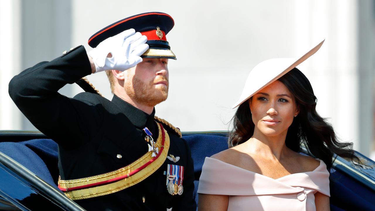 Prince Harry and Meghan Markle are no longer close with the Beckhams. Picture: Getty Images