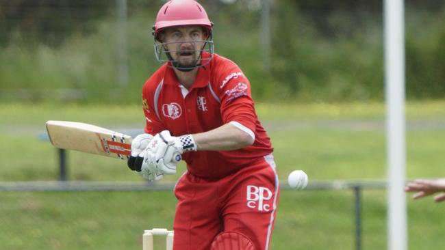 Rhys Elmi batting for Baden Powel. Picture: Valeriu Campan