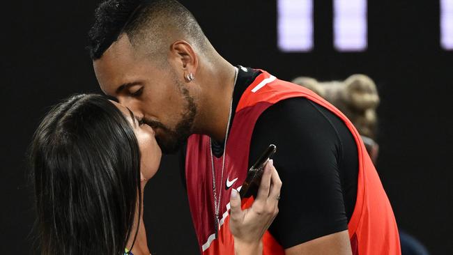 Nick Kyrgios and his girlfriend Costeen Hatzi will be in the show