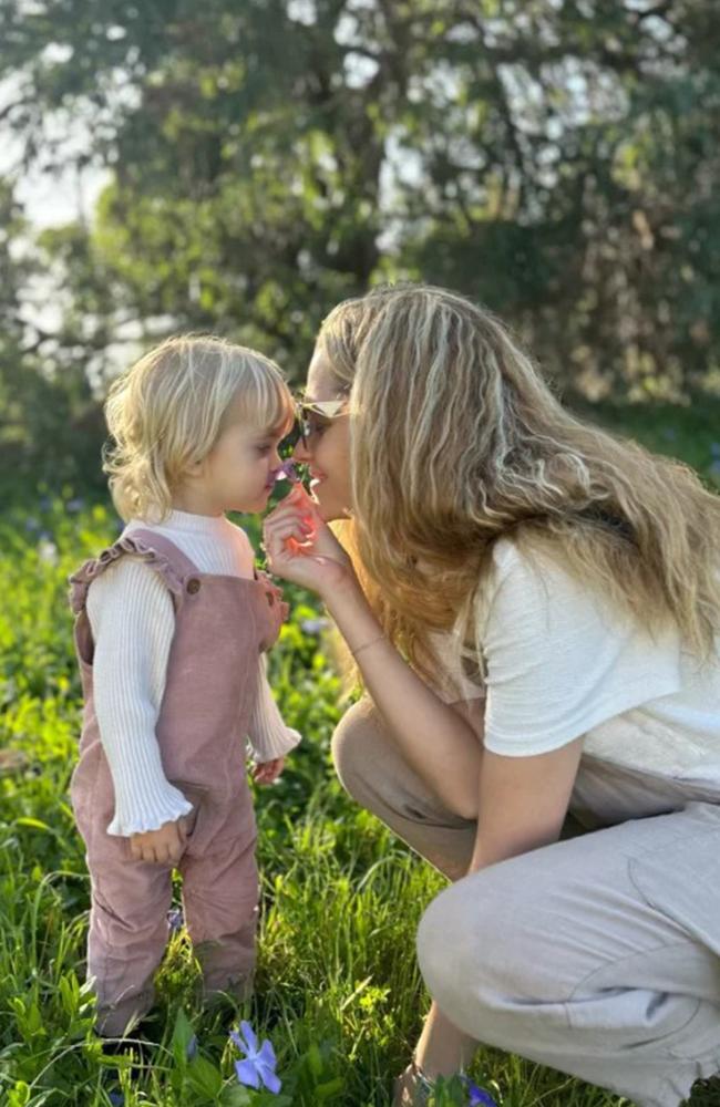 Teresa Palmer's family visiting the animal sanctuary at Mikkira Station . Picture: Supplied.