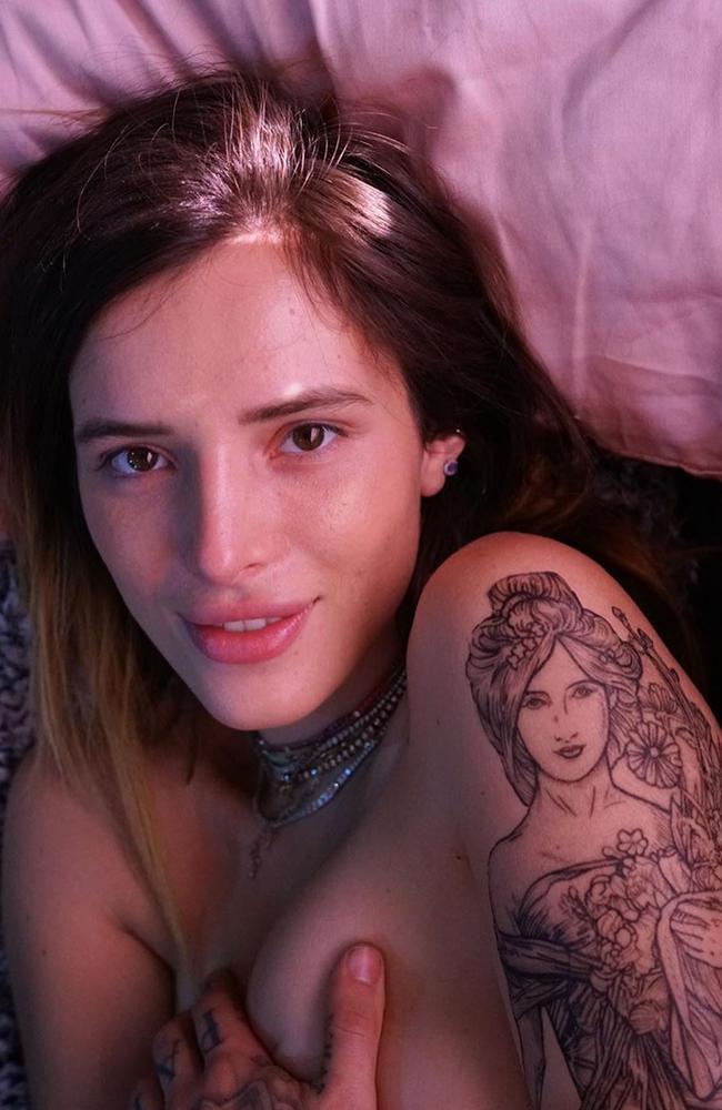 Bella Thorne And Zendaya Fuck - Bella Thorne shares racy photos after announcing porn debut | news.com.au â€”  Australia's leading news site