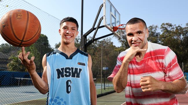 Mundine Jr is a talented junior basketballer. Picture by Jonathan Ng.