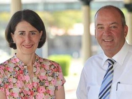 Gladys Berejiklian with disgraced MP Daryl Maguire.