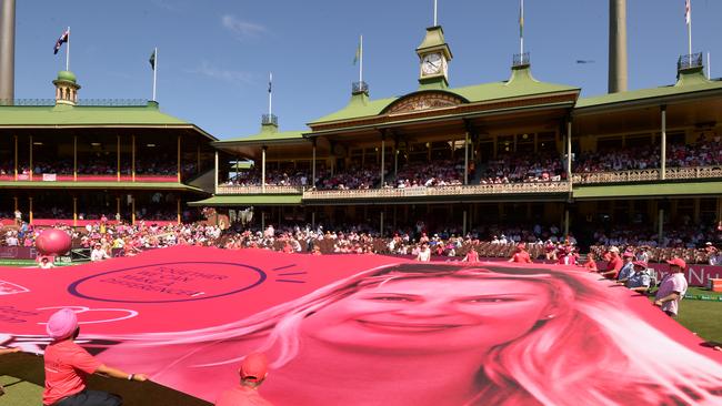 The SCG’s famous pink Test may be moved to Melbourne this week