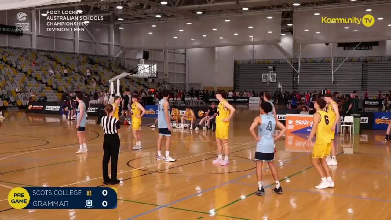 Replay: The Scots College v Brisbane Grammar School (U20 Men Div 1)—2024 Basketball Australia Schools Championships Day 3