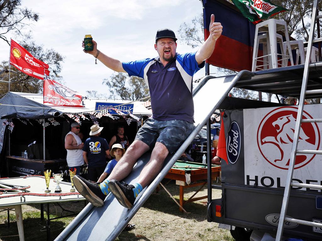 Luke Walters from the Skybar campsite which raises money for Beyond Blue charity. Picture: Sam Ruttyn