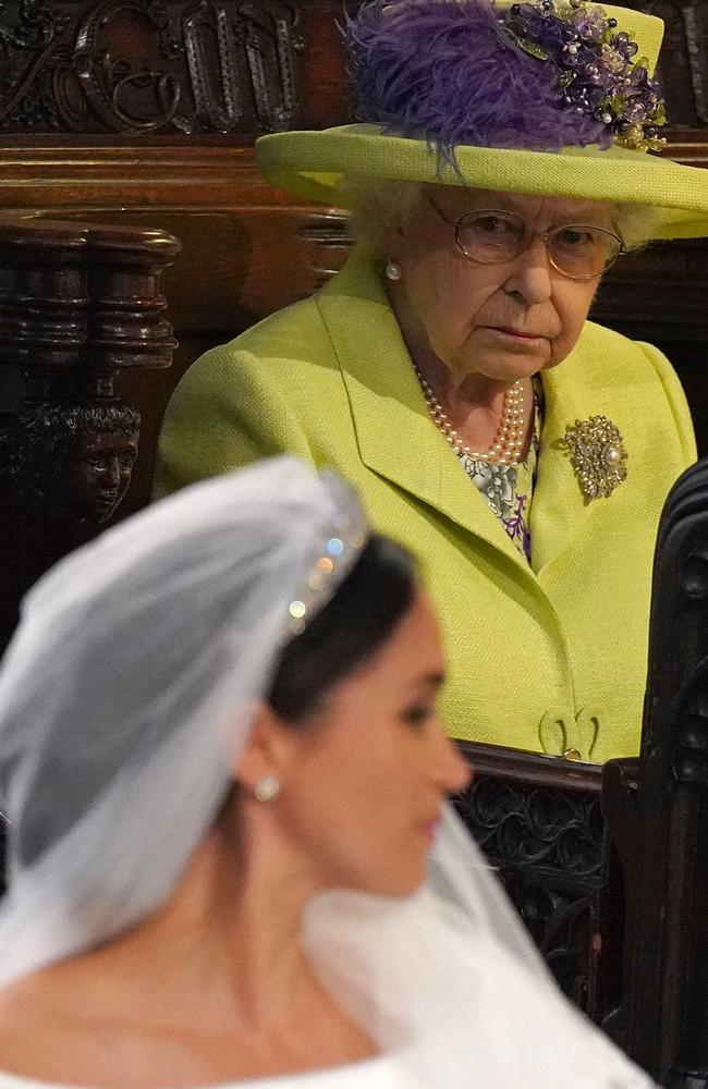 Queen Elizabeth was forced to intervene over the tiara fight. Picture: Jonathan Brady/AFP