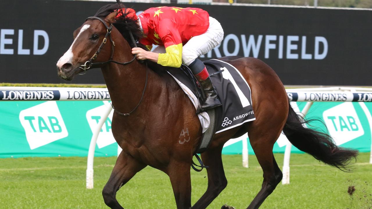 Empire Of Japan can find winning form in the Todman Stakes. Picture: Grant Guy