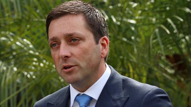 Victorian Opposition Leader Matthew Guy. Photo: AAP