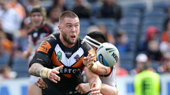 Tigers could look to bring home Curtis Sironen as part of a potential player swap with Manly Sea Eagles. Picture: Gregg Porteous.