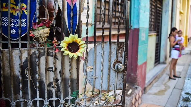 Tributes in Havana to Cuba’s former leader Fidel Castrol. who died on the weekend.