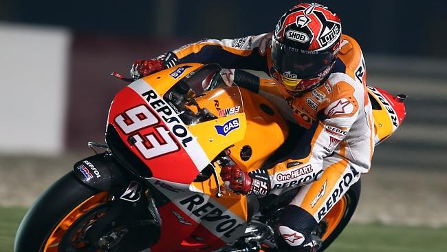 Marc Marquez is off the pace at the season-opening Qatar MotoGP.