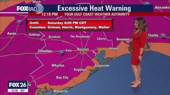 Houston Weather: Excessive Heat Warning For Friday, Saturday | Daily ...