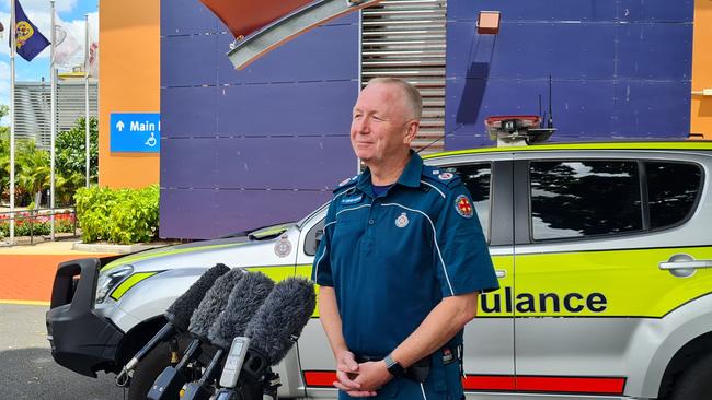 QAS Medical Director Dr Stephen Rashford has issued a desperate plea for motorists to slow down this holiday season. Picture: NCA NewsWire / Blake Antrobus.