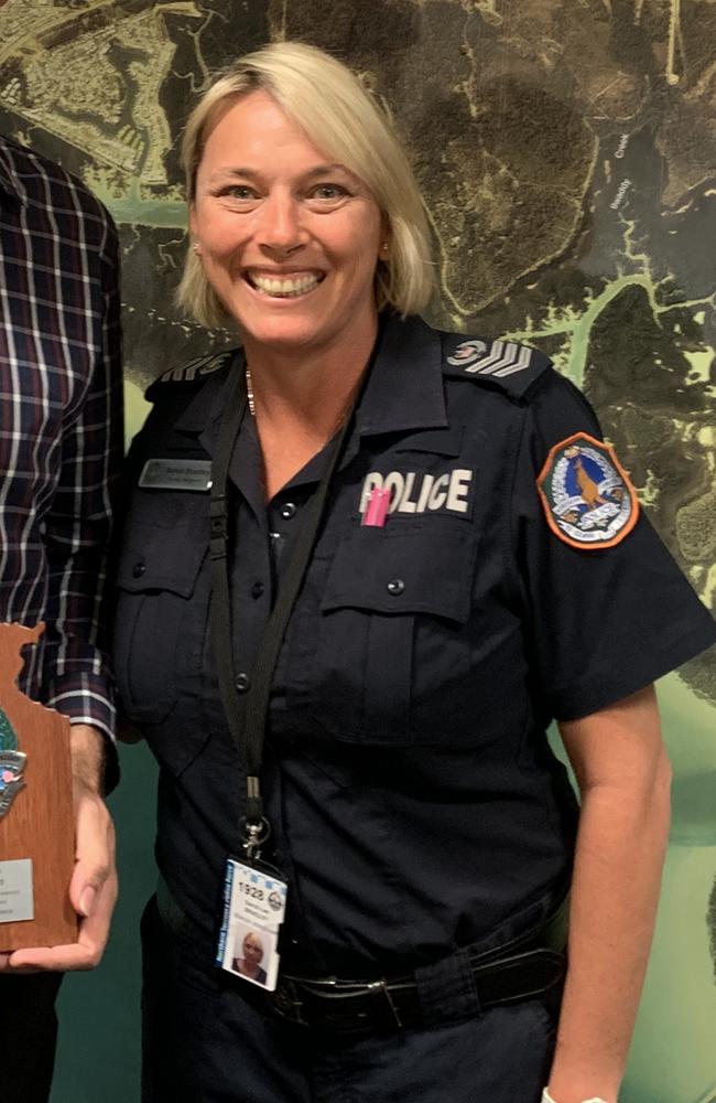 NT Water Police Officer in Charge Senior Sergeant Sandi Mellon.