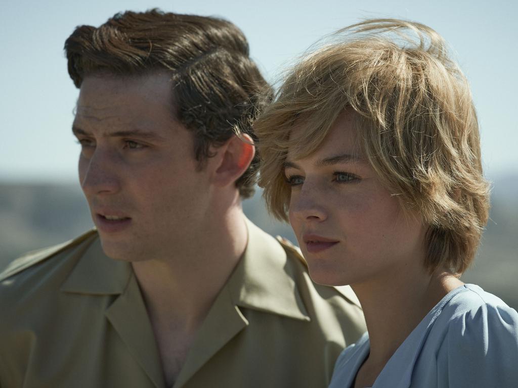 Josh O’Connor and Emma Corrin starred as Charles and Diana in season 4. Picture: Almeria Picture: Netflix