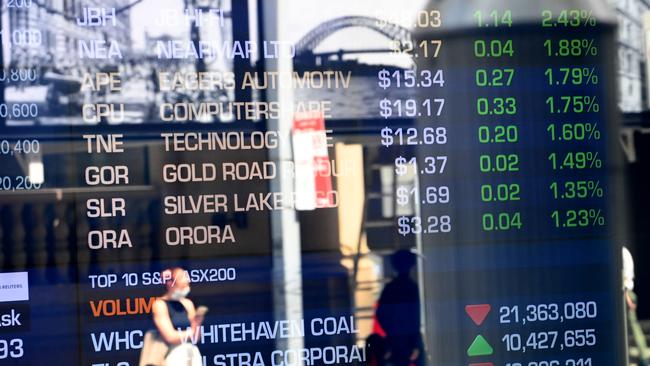 A rebound in global oil prices pushed markets lower on Monday. Picture: NCA NewsWire / Jeremy Piper
