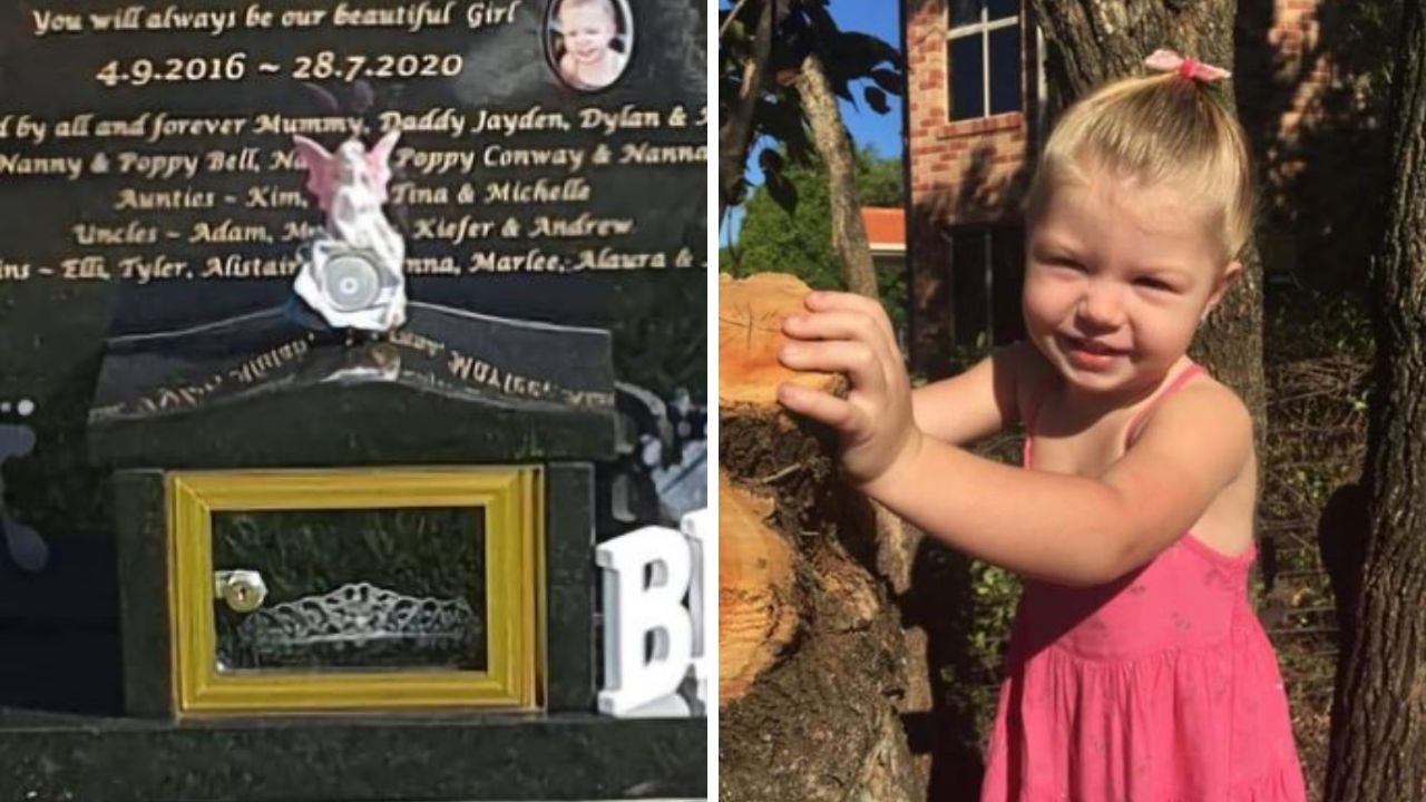 ‘So happy’: Mum’s joy after tiara mysteriously returned to daughter’s grave