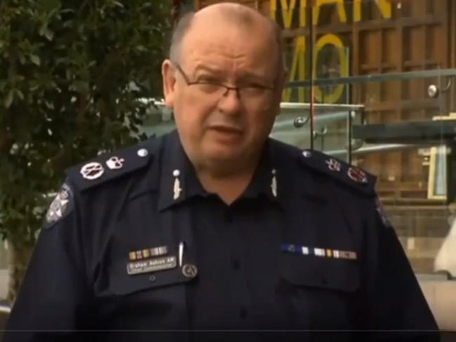 Victoria Police's then Chief Commissioner Graham Ashton. Picture: COVID-19 Hotel Quarantine Inquiry via NCA NewsWire