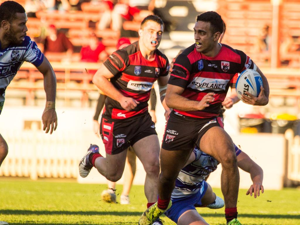 Latrell Robinson during his stint with North Sydney. Picture: Contributed