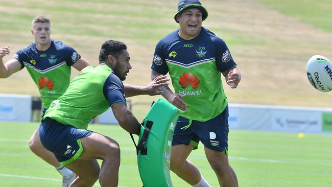 Josh Papalii looking sharp at training. Photo: John McCutcheon