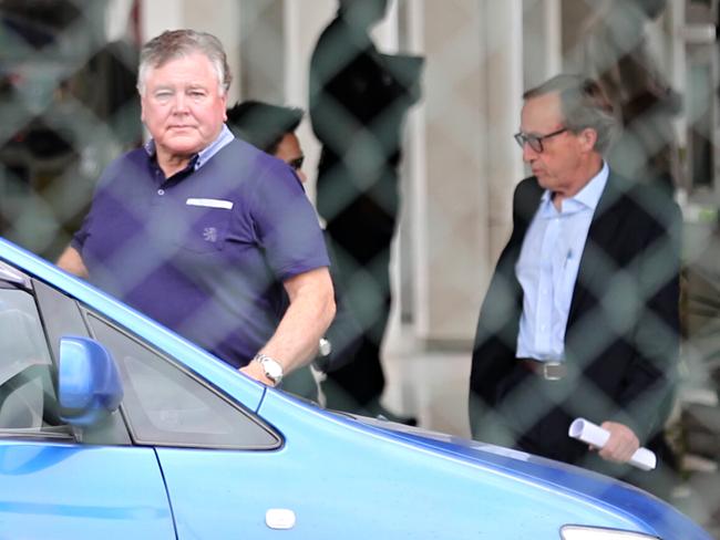 Families of the Budgie Nine, including this man who is believed to be the father of one of them, have arrived in Malaysia. Pictures: Jack Tran