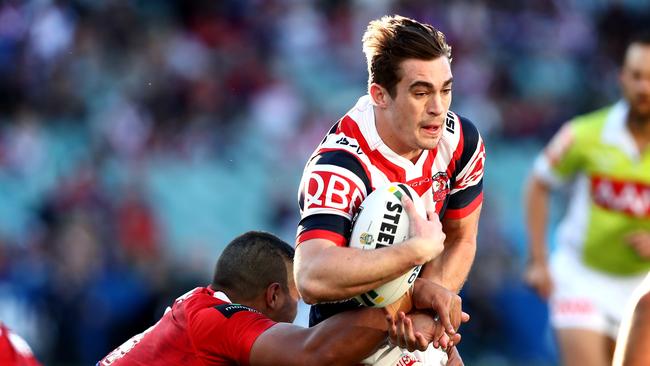 Roosters Connor Watson during the round 24 NRL game between the Sydney Roosters and the St George Illawarra Dragons at Allianz Stadium. Picture: Gregg Porteous