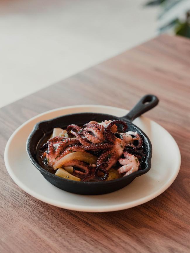 Berrima octopus in escabeche dressing at Bar Riot, Adelaide.