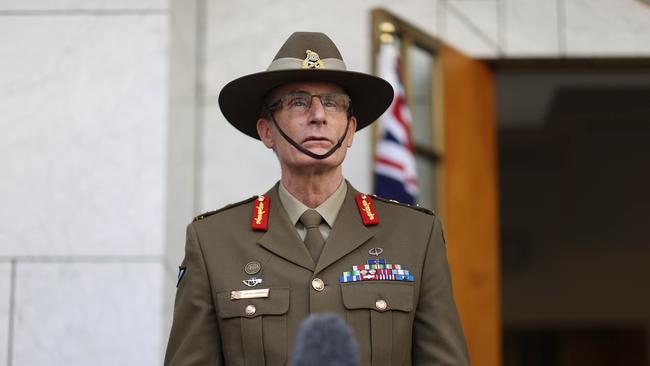 The ADF chief said the documents were potentially damaging for Australia’s ally. Picture: Newswire/Gary Ramage