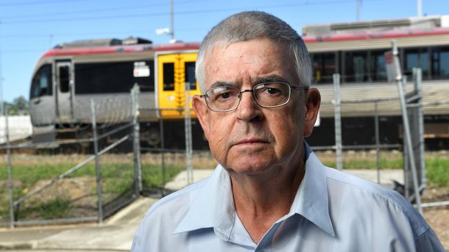 Rail Back on Track’s Robert Dow supports the upgrades at Ipswich station.