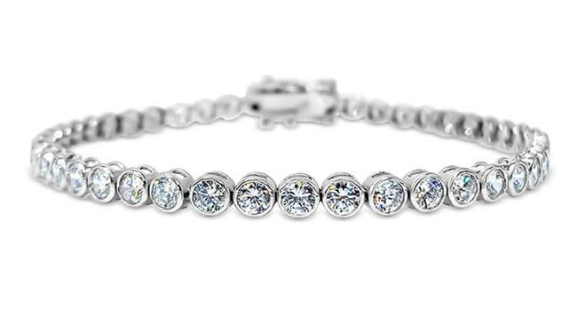 Deltora Diamonds Lab diamond tennis bracelet $8995. <b>Shop now from <a href="https://deltoradiamonds.com/collections/lab-diamond-tennis-collection?gclid=Cj0KCQiA4aacBhCUARIsAI55maFZ3dA9xebE9mTv-JqeR8YRE13IhtNkX-6kE90IDR5YYj5He-HrqHsaApZEEALw_wcB" target="_blank">Deltora Diamonds</a></b>