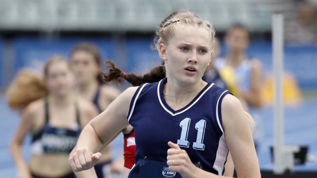 Adelaide Marshall from Domremy Catholic College at the athletics meet.