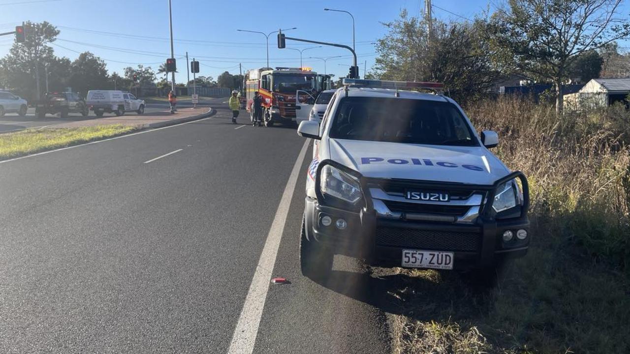 A rider has died following a collision between a truck and motorbike on Bridge St on June 21, 2023.