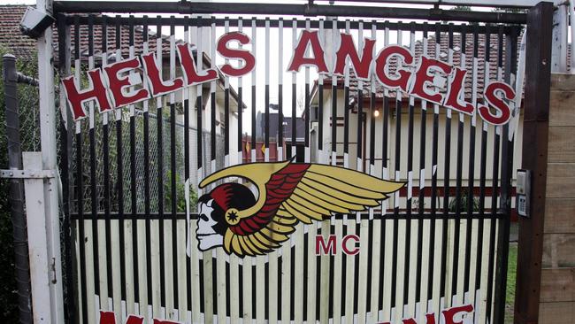 Hells Angels Motorcycle Club headquarters in Fairfield, Melbourne.