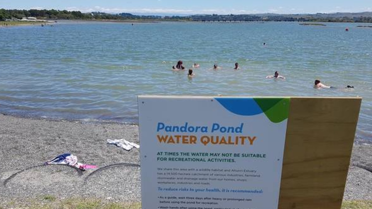 Pandora Pond was officially declared safe for swimming again in January this year.