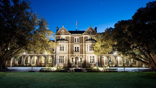 Prince Alfred College’s main building. Pic James Knowler / @jkcrewphotos