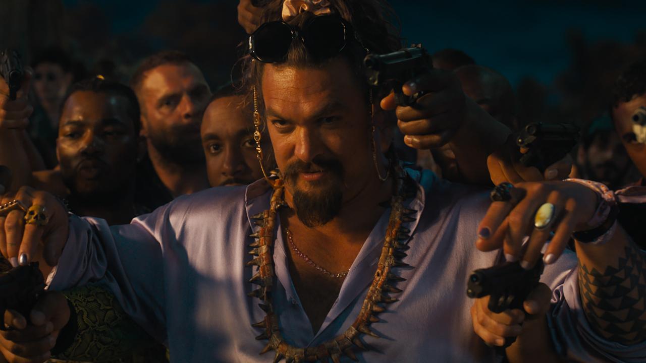 Jason Momoa as the flamboyantly dressed Dante Reyes in Fast X.