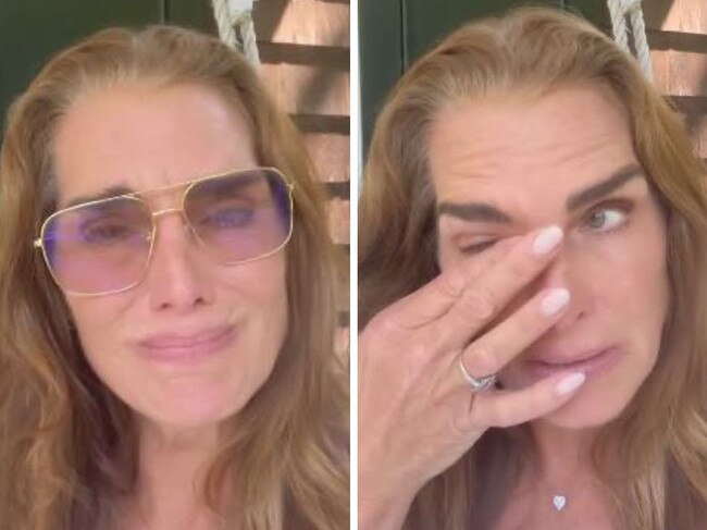 Brooke Shields' tears after becoming an empty nester